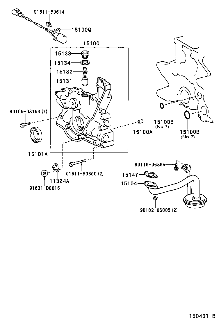  MARK 2 MARK 2 BLIT |  ENGINE OIL PUMP