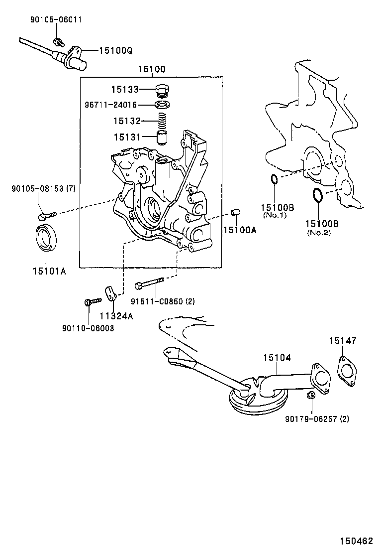  MARK 2 MARK 2 BLIT |  ENGINE OIL PUMP