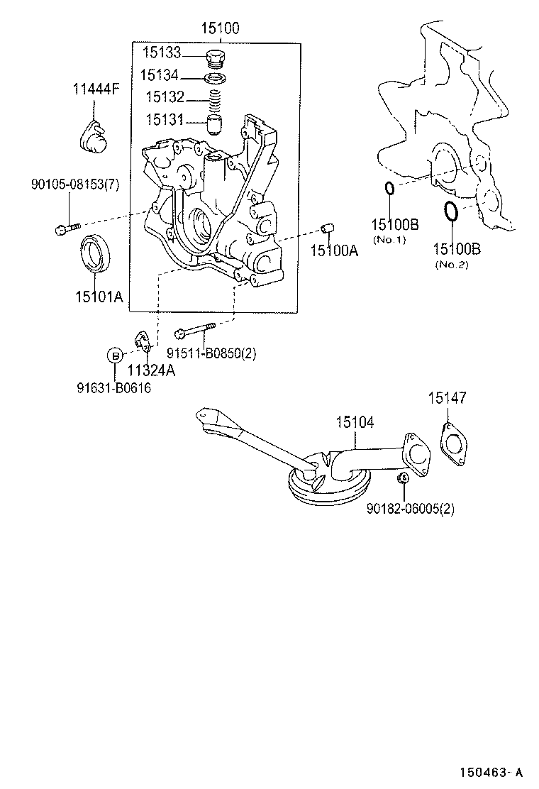  MARK 2 MARK 2 BLIT |  ENGINE OIL PUMP