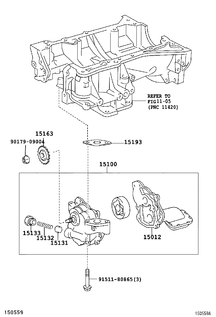  NOAH VOXY |  ENGINE OIL PUMP