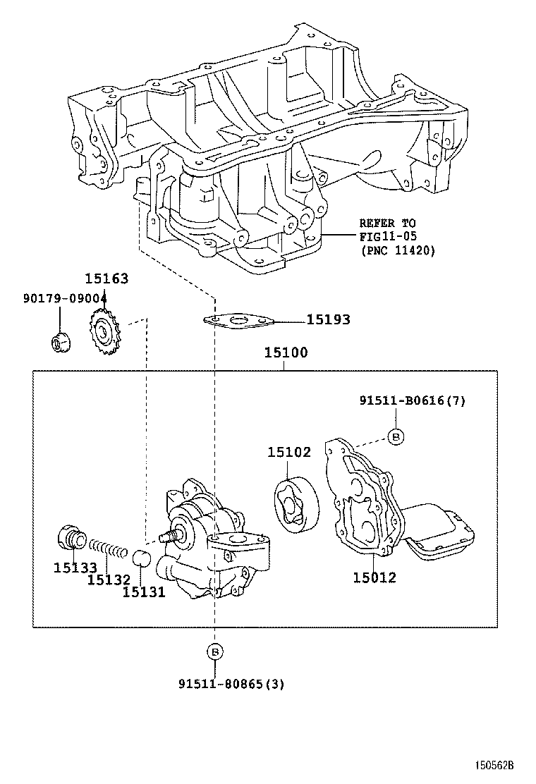  PREMIO ALLION |  ENGINE OIL PUMP