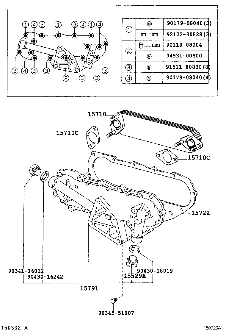  DYNA TOYOACE |  ENGINE OIL COOLER