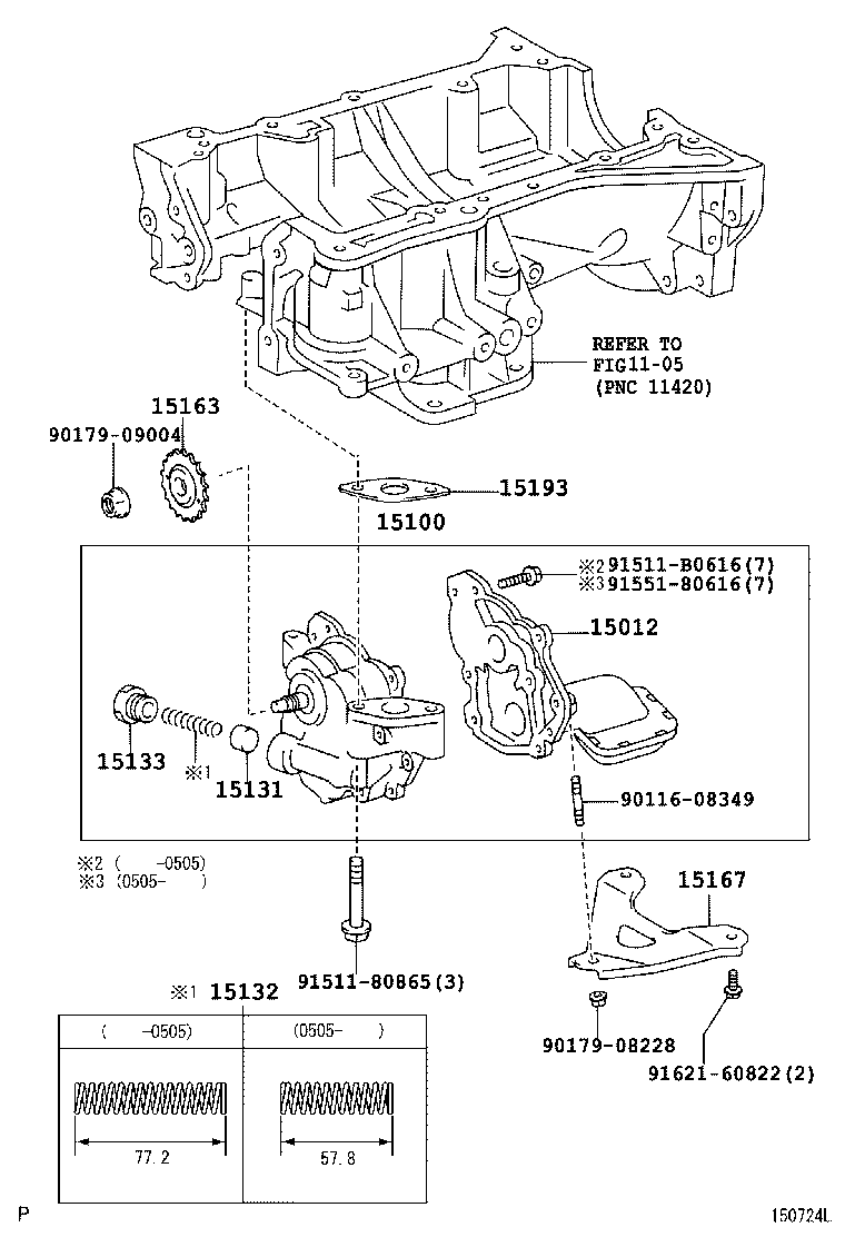  NOAH VOXY |  ENGINE OIL PUMP