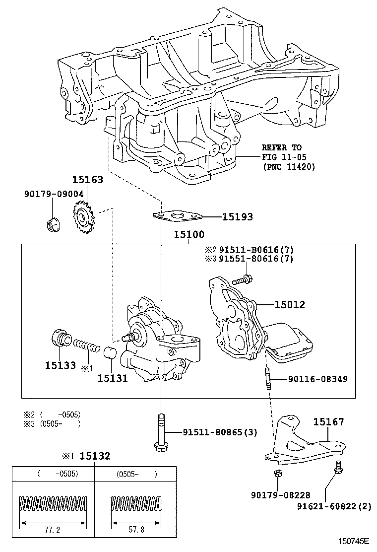  AVENSIS |  ENGINE OIL PUMP