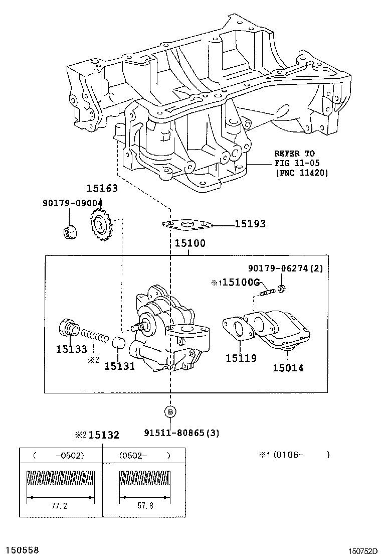  KLUGER L V |  ENGINE OIL PUMP