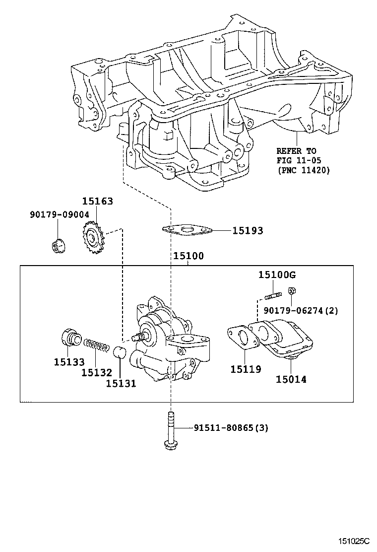  AVENSIS |  ENGINE OIL PUMP