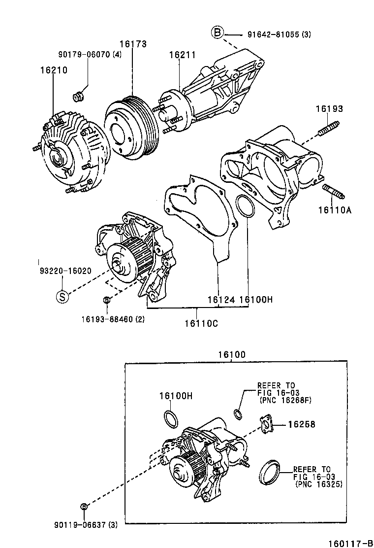  LITE TOWNACE NOAH V |  WATER PUMP