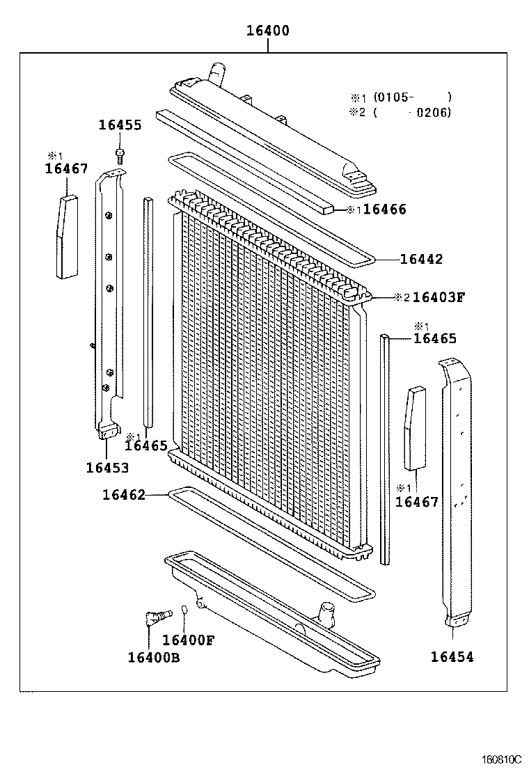  DYNA TOYOACE |  RADIATOR WATER OUTLET