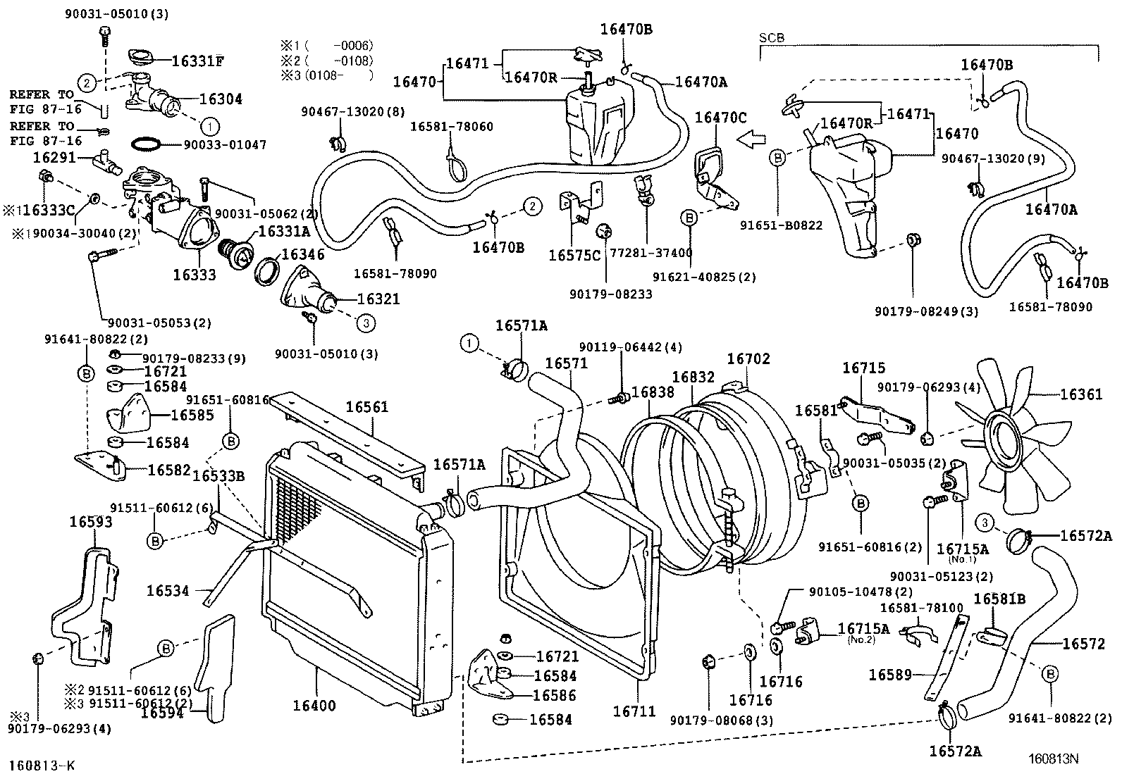  DYNA TOYOACE |  RADIATOR WATER OUTLET