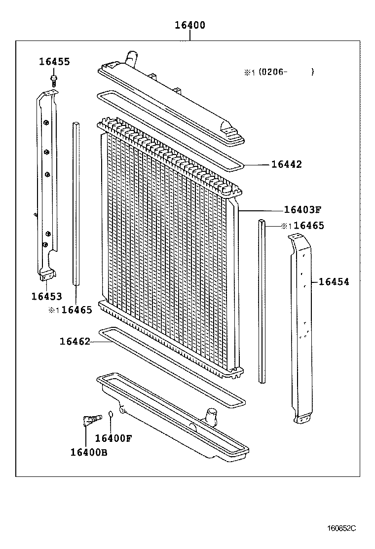  DYNA TOYOACE |  RADIATOR WATER OUTLET