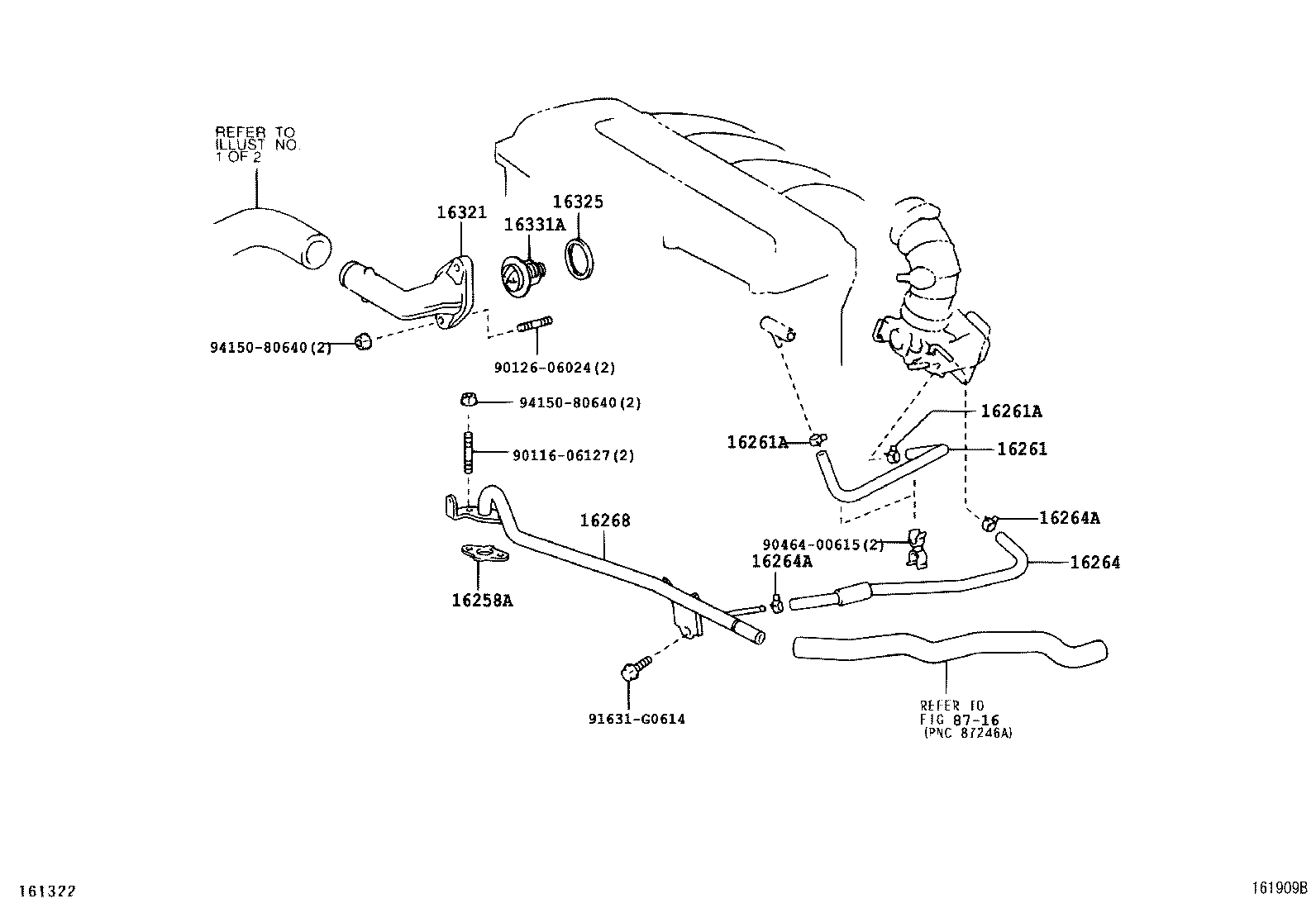  ALPHARD HV |  RADIATOR WATER OUTLET