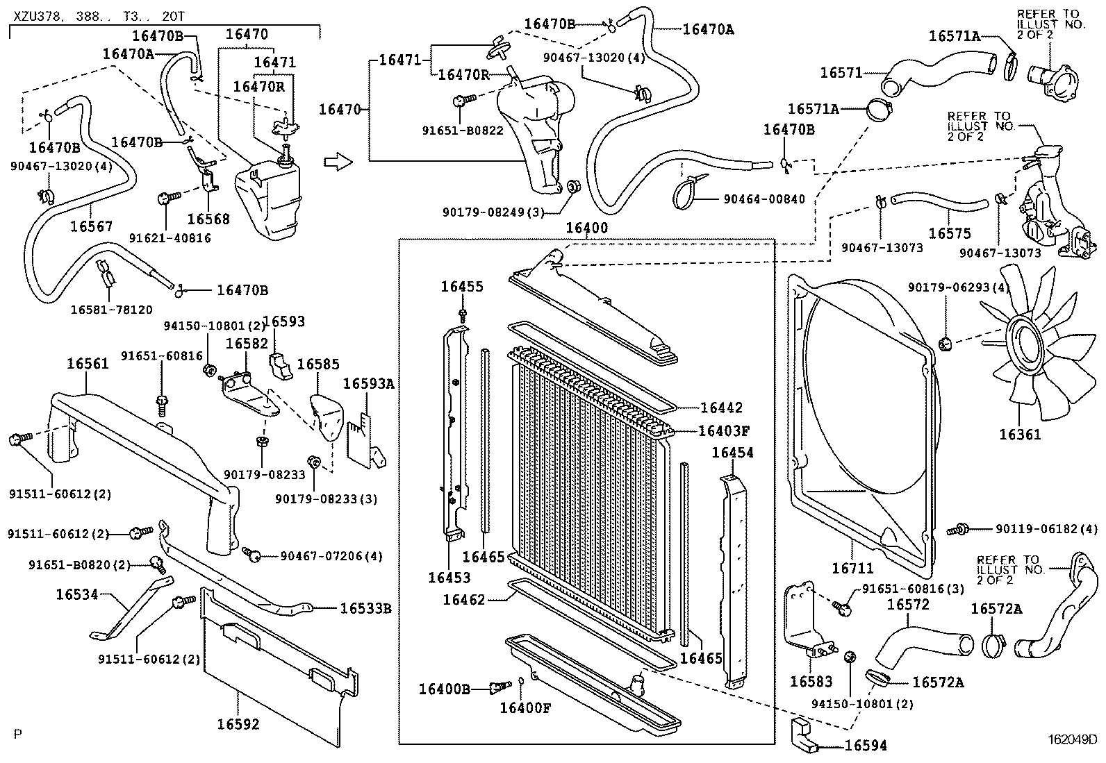  DYNA TOYOACE |  RADIATOR WATER OUTLET