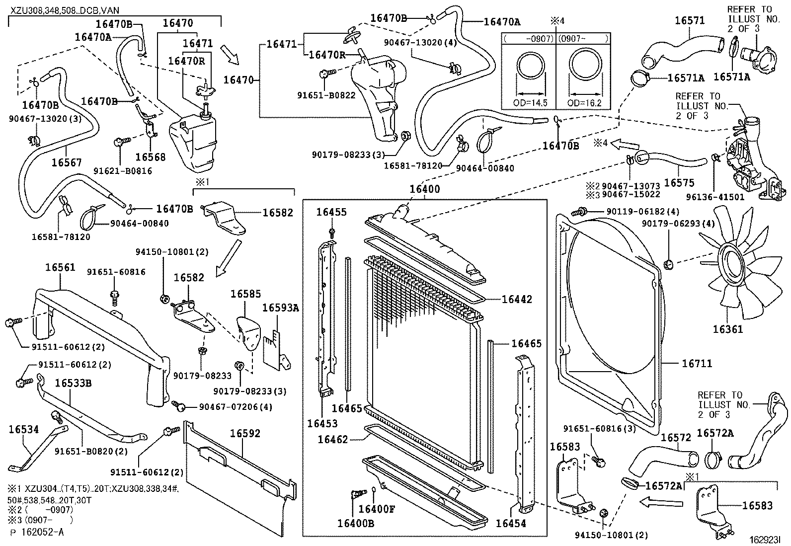  DYNA TOYOACE |  RADIATOR WATER OUTLET