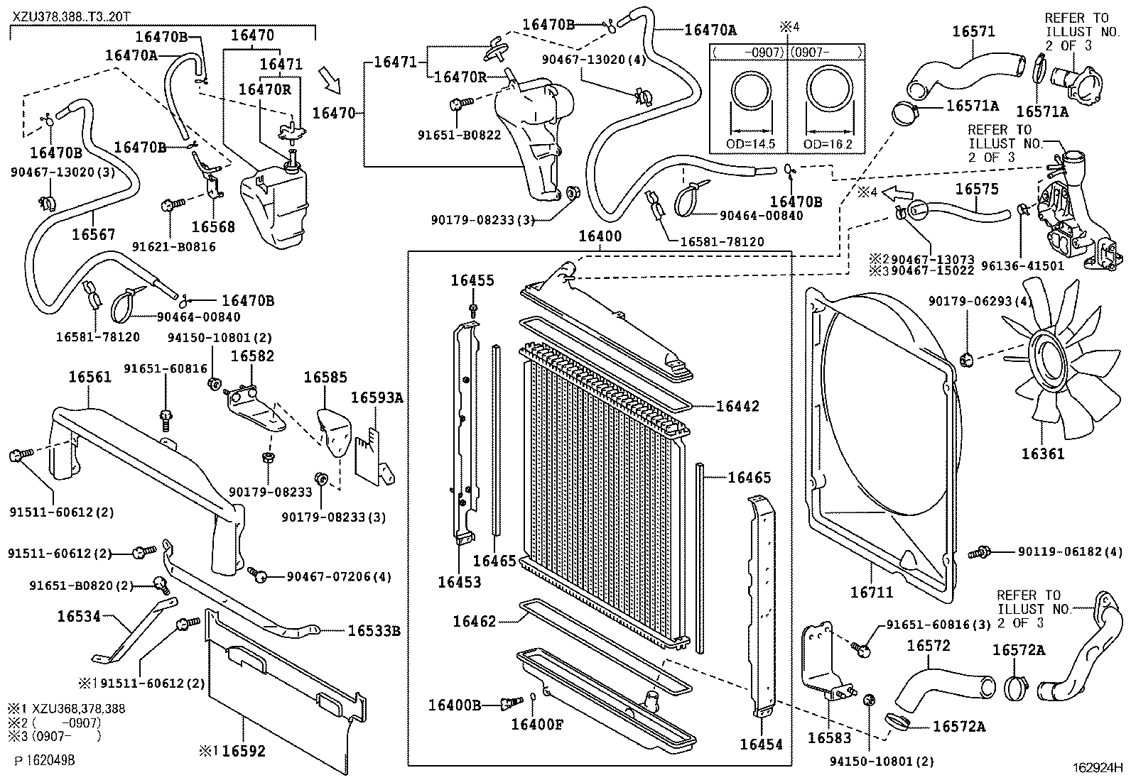  DYNA TOYOACE |  RADIATOR WATER OUTLET
