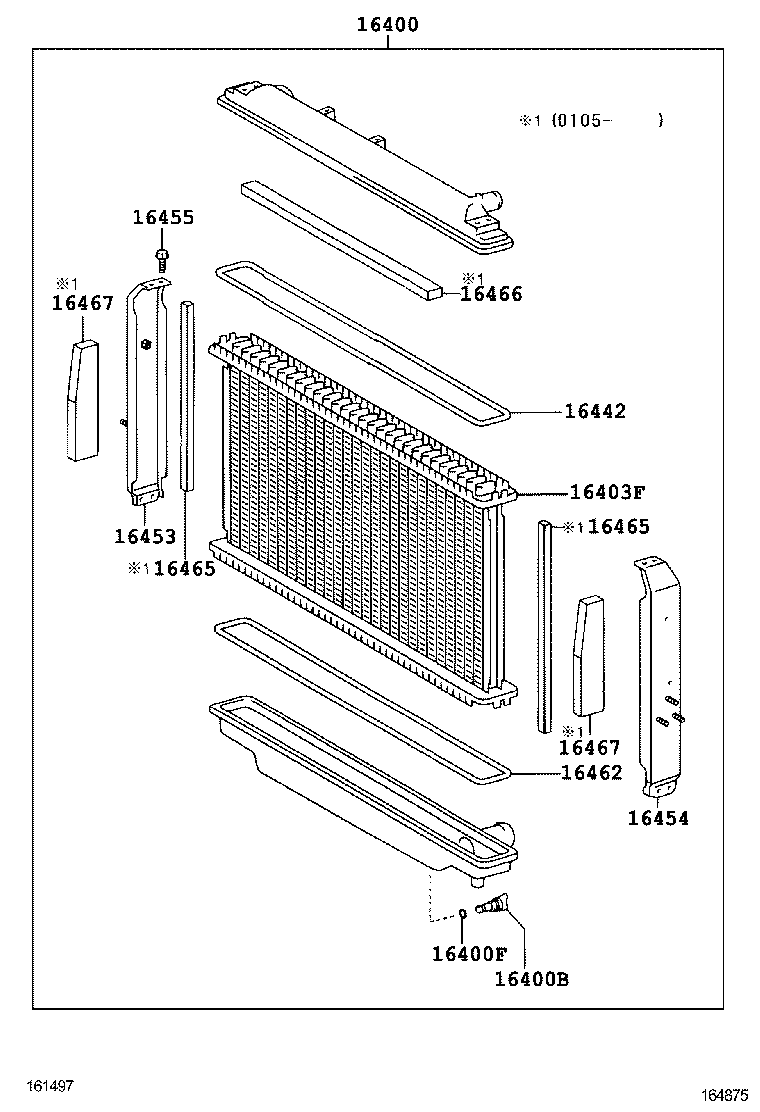  DYNA TOYOACE |  RADIATOR WATER OUTLET