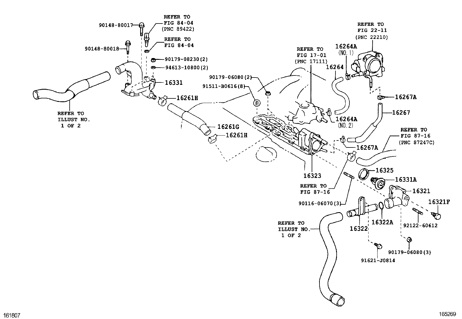  HARRIER HV |  RADIATOR WATER OUTLET