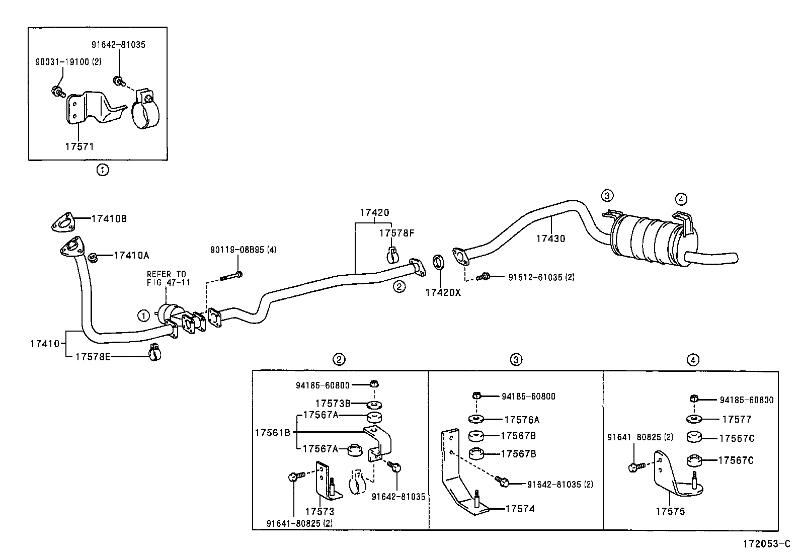  DYNA TOYOACE |  EXHAUST PIPE