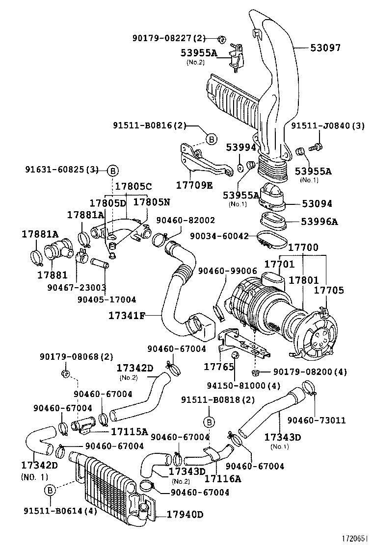  DYNA TOYOACE |  AIR CLEANER