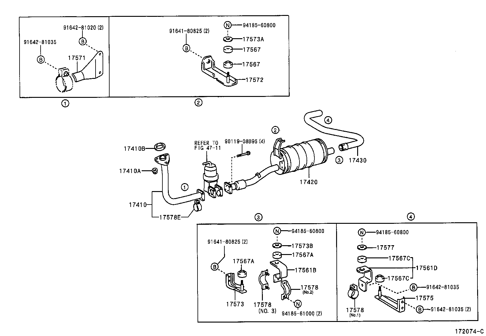  DYNA TOYOACE |  EXHAUST PIPE