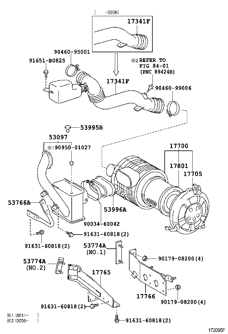  DYNA TOYOACE |  AIR CLEANER