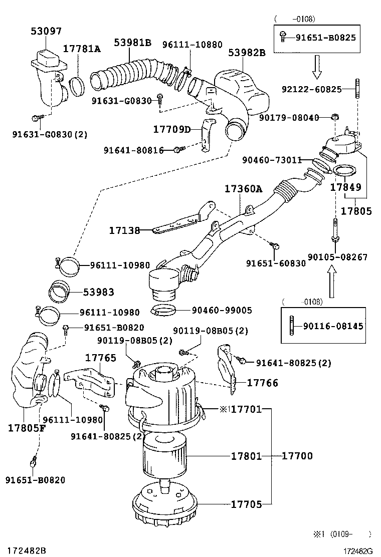  DYNA TOYOACE |  AIR CLEANER