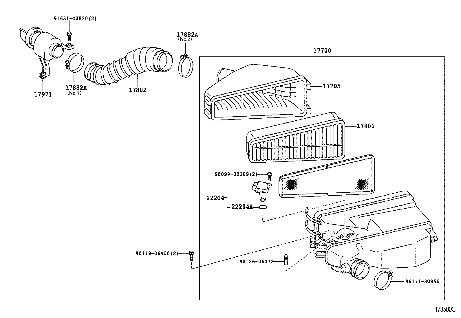  LAND CRUISER PRADO |  AIR CLEANER