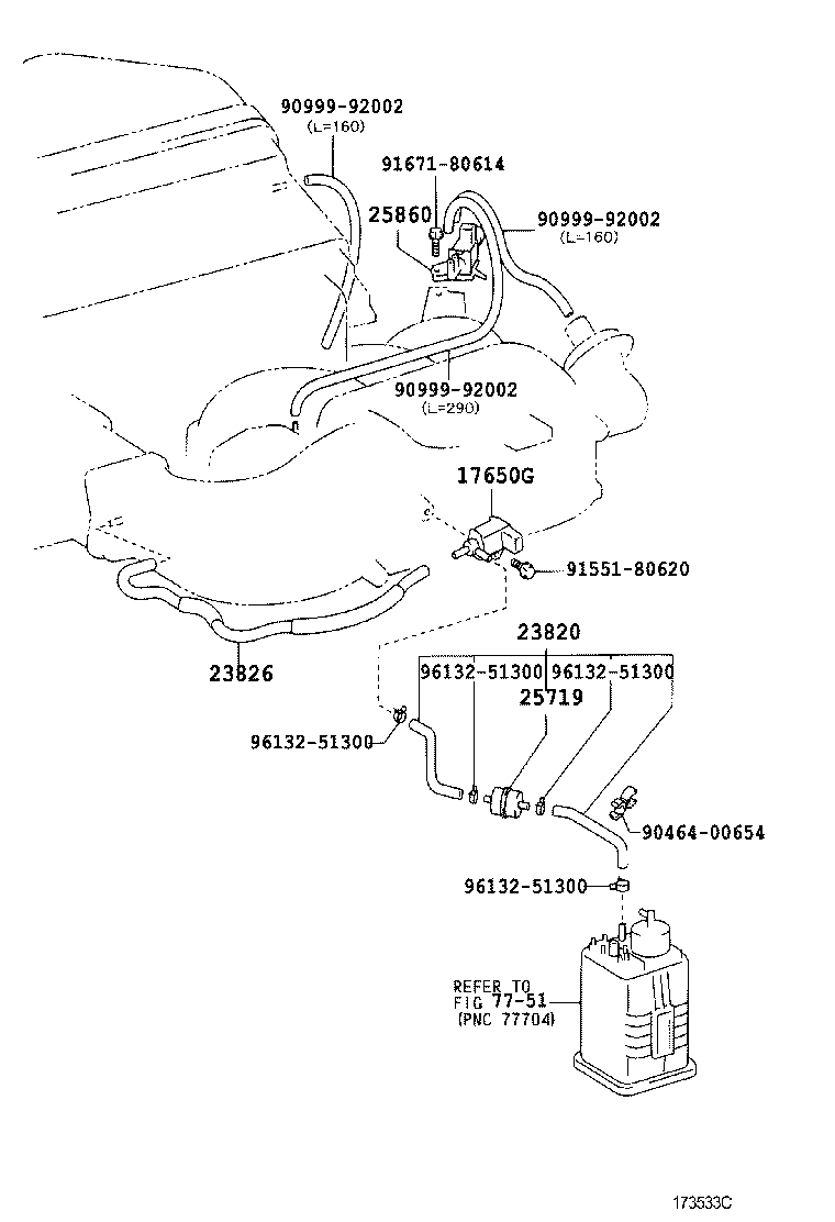  HILUX SURF |  VACUUM PIPING