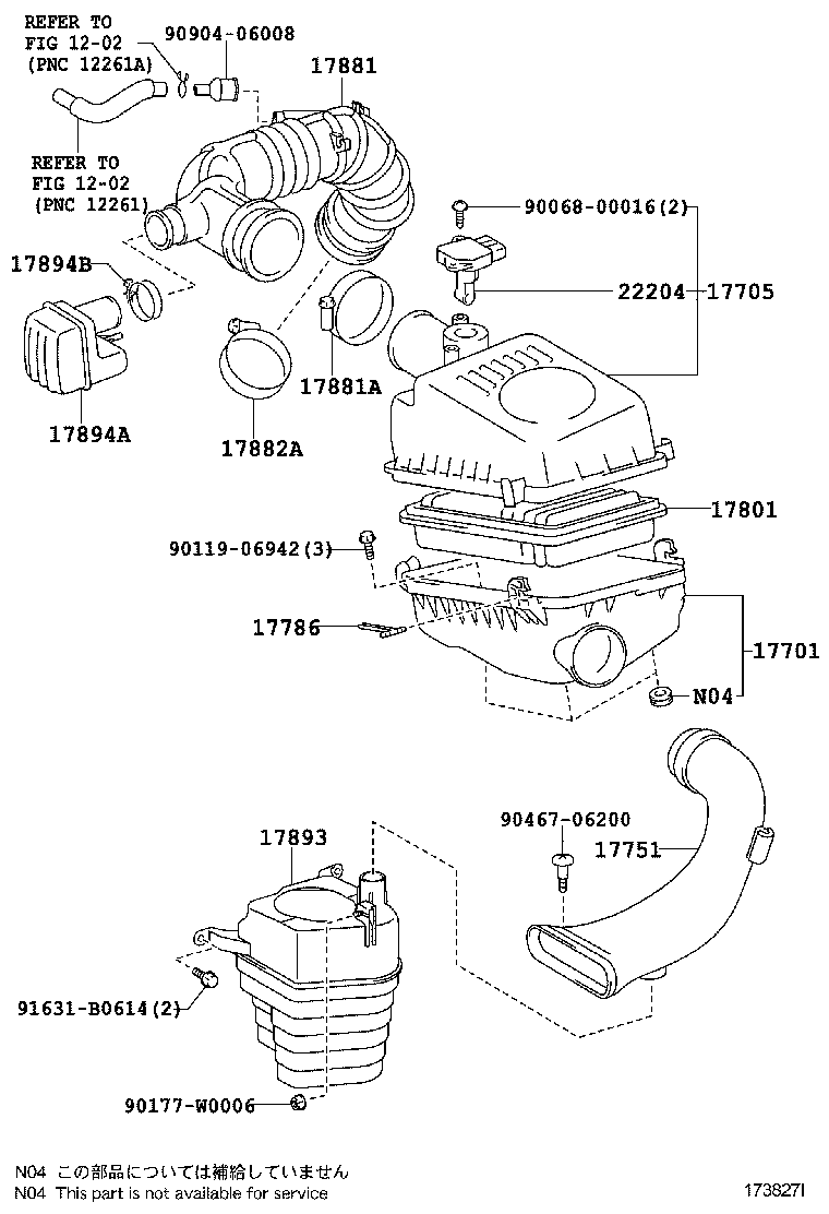  AVENSIS |  AIR CLEANER