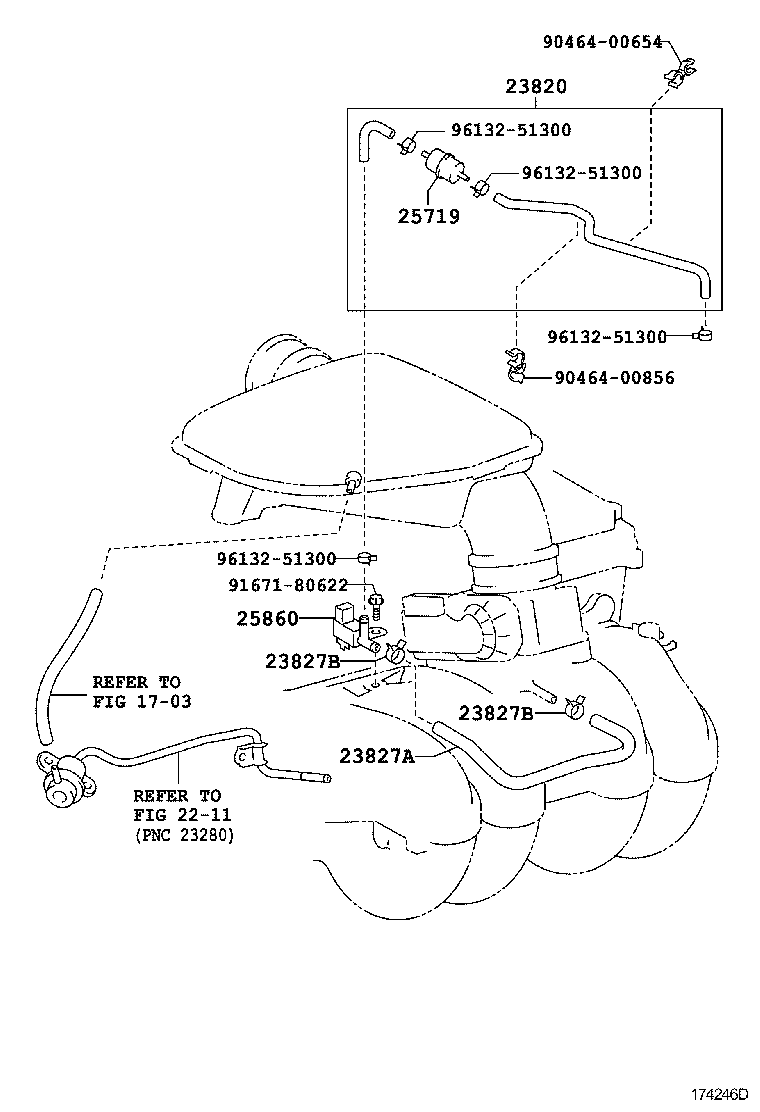  LAND CRUISER PRADO |  VACUUM PIPING