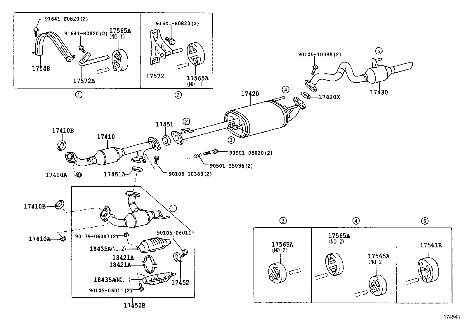  HILUX SURF |  EXHAUST PIPE