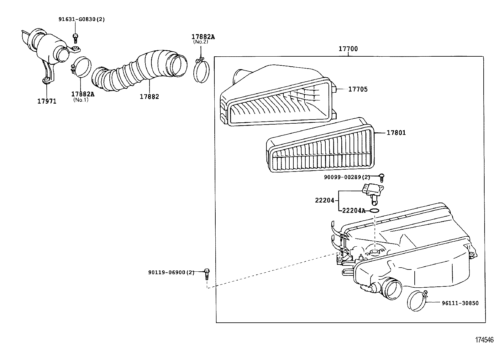  HILUX SURF |  AIR CLEANER