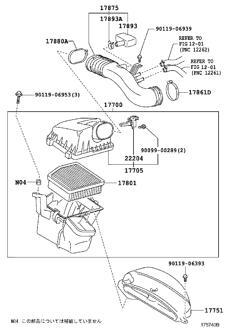  GS460 430 350 |  AIR CLEANER