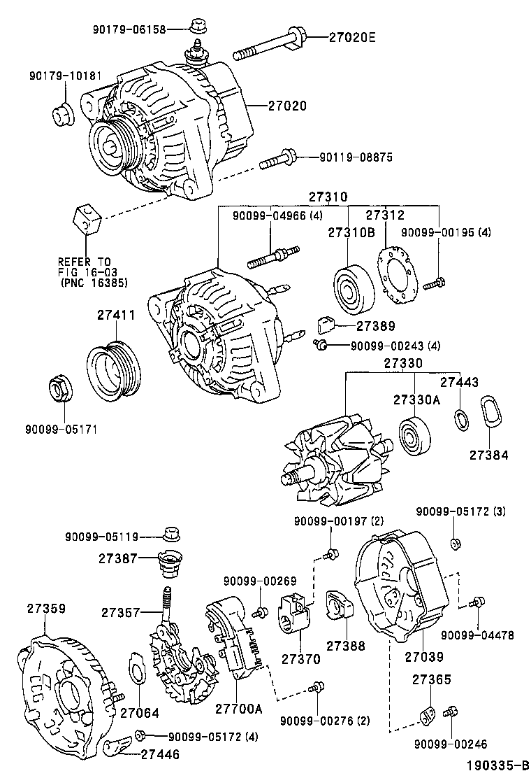  LEVIN TRUENO |  ALTERNATOR