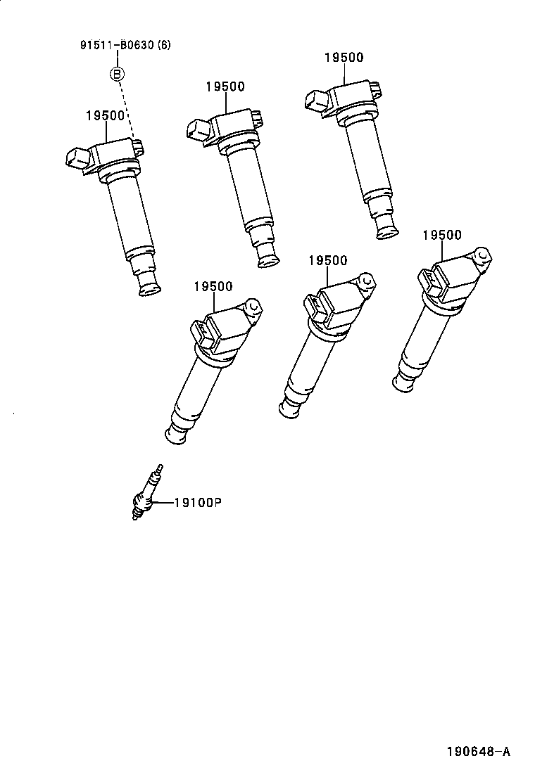  KLUGER L V |  IGNITION COIL SPARK PLUG