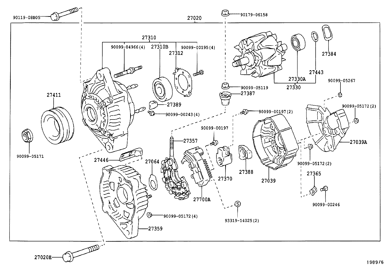  DYNA TOYOACE |  ALTERNATOR