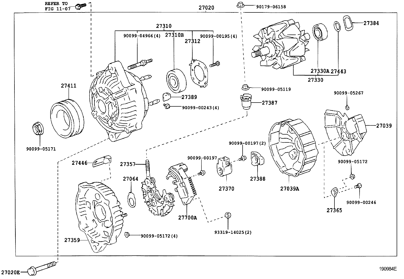  DYNA TOYOACE |  ALTERNATOR