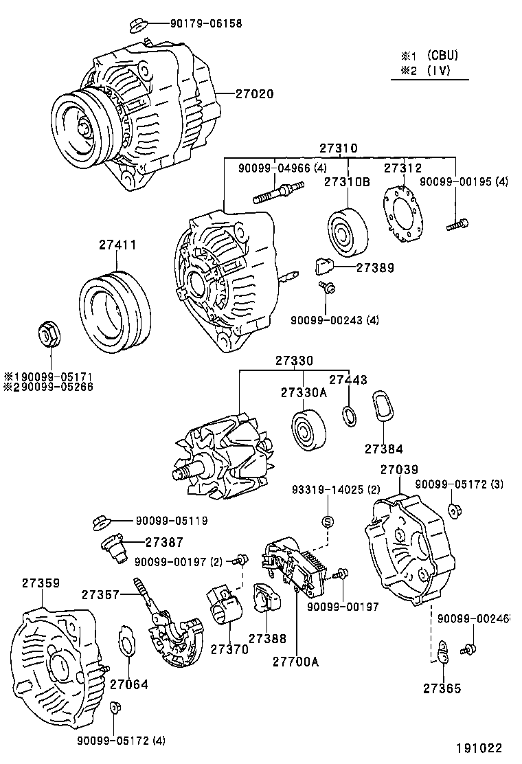  LITE TOWNACE |  ALTERNATOR