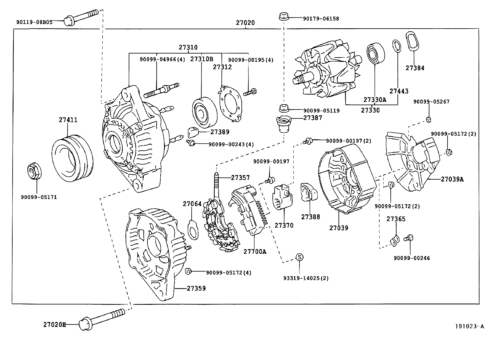  DYNA TOYOACE |  ALTERNATOR