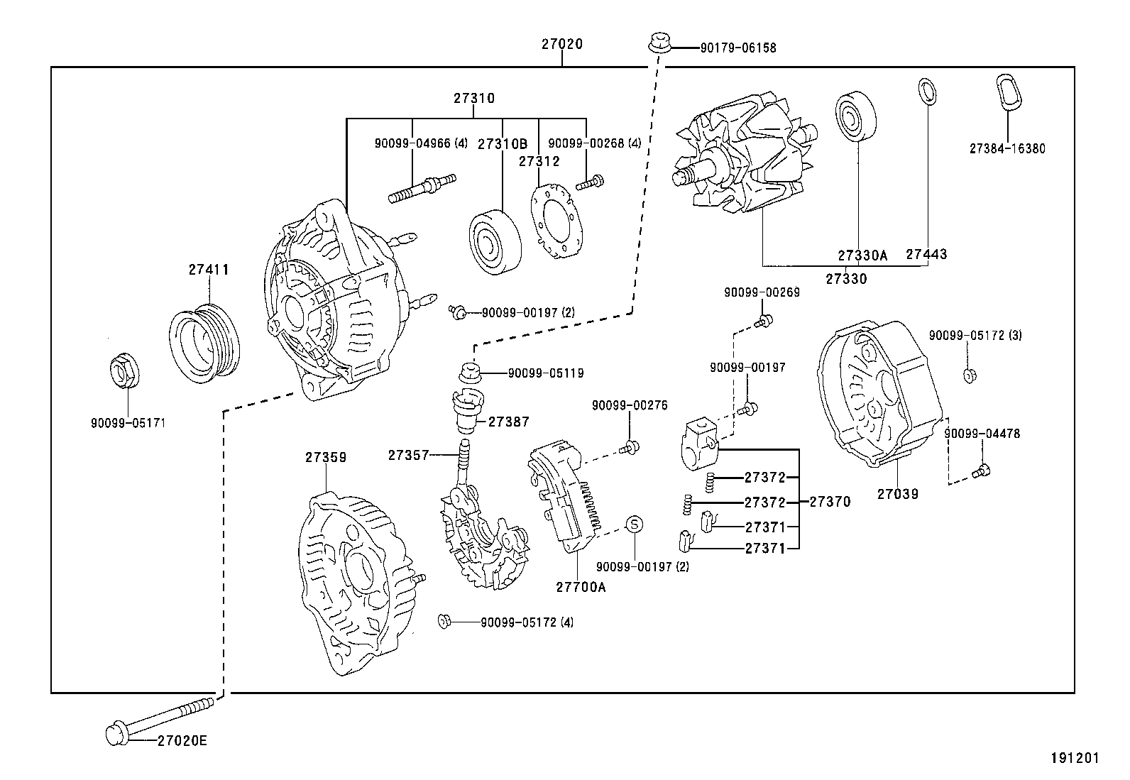  DYNA TOYOACE |  ALTERNATOR