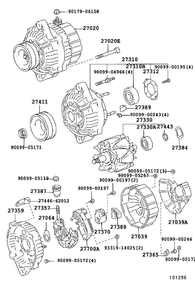  DYNA TOYOACE |  ALTERNATOR