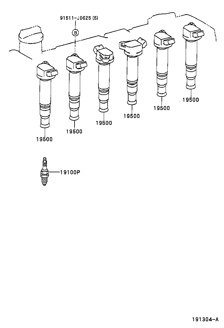  MARK 2 MARK 2 BLIT |  IGNITION COIL SPARK PLUG