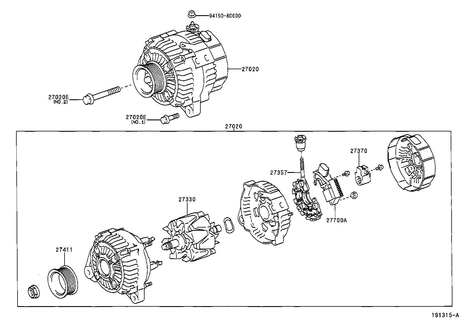  KLUGER L V |  ALTERNATOR
