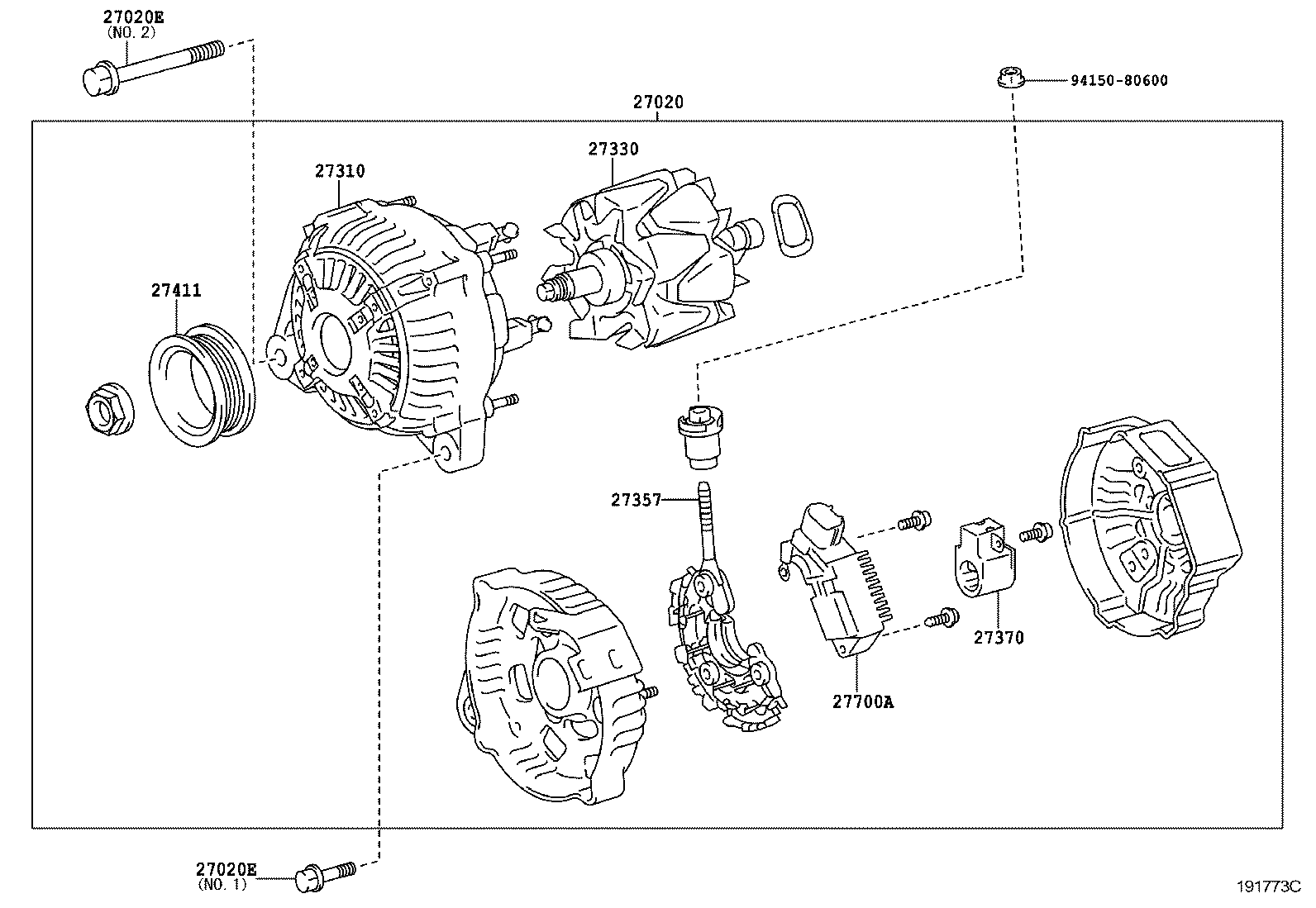  CALDINA |  ALTERNATOR