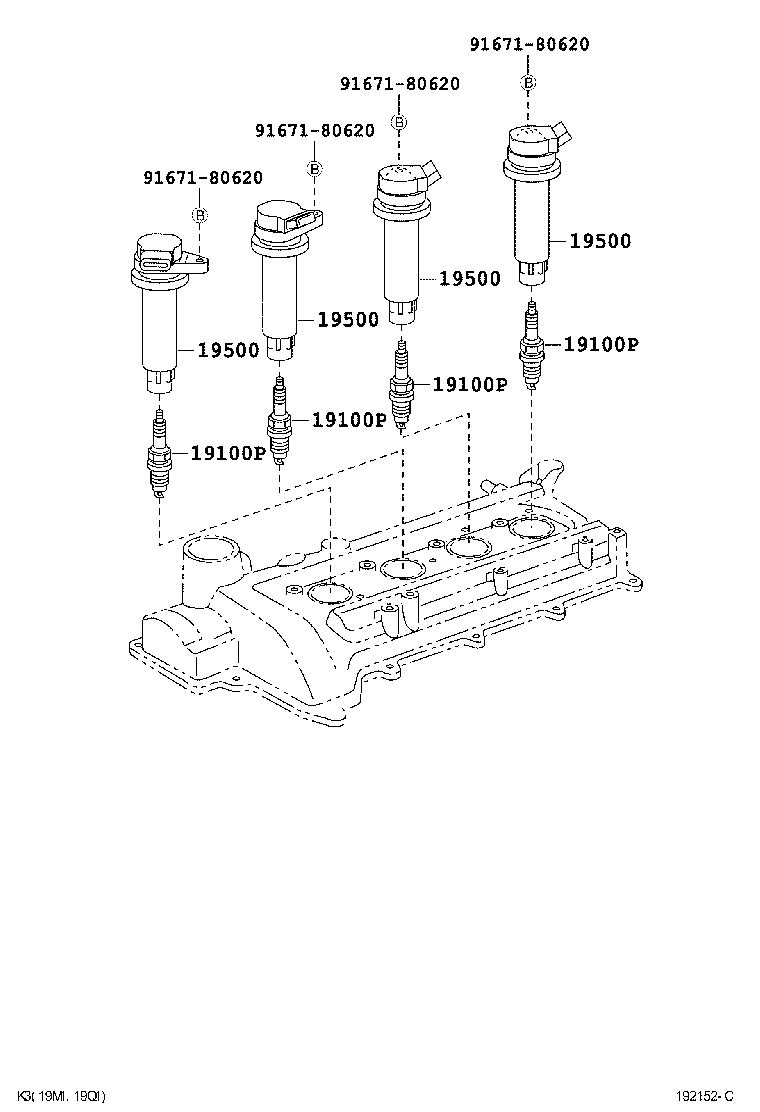  PASSO |  IGNITION COIL SPARK PLUG