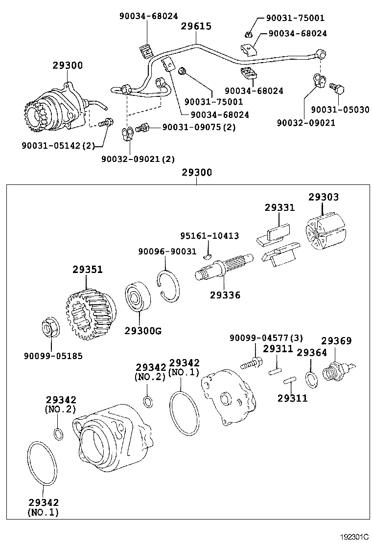  DYNA TOYOACE |  VACUUM PUMP