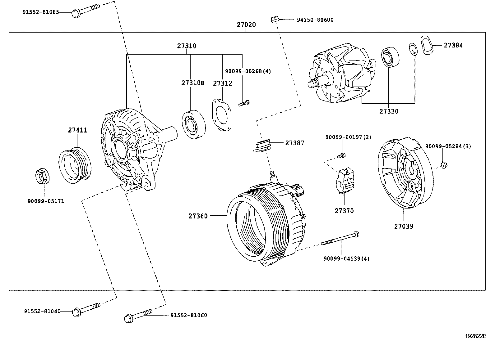  DYNA TOYOACE |  ALTERNATOR