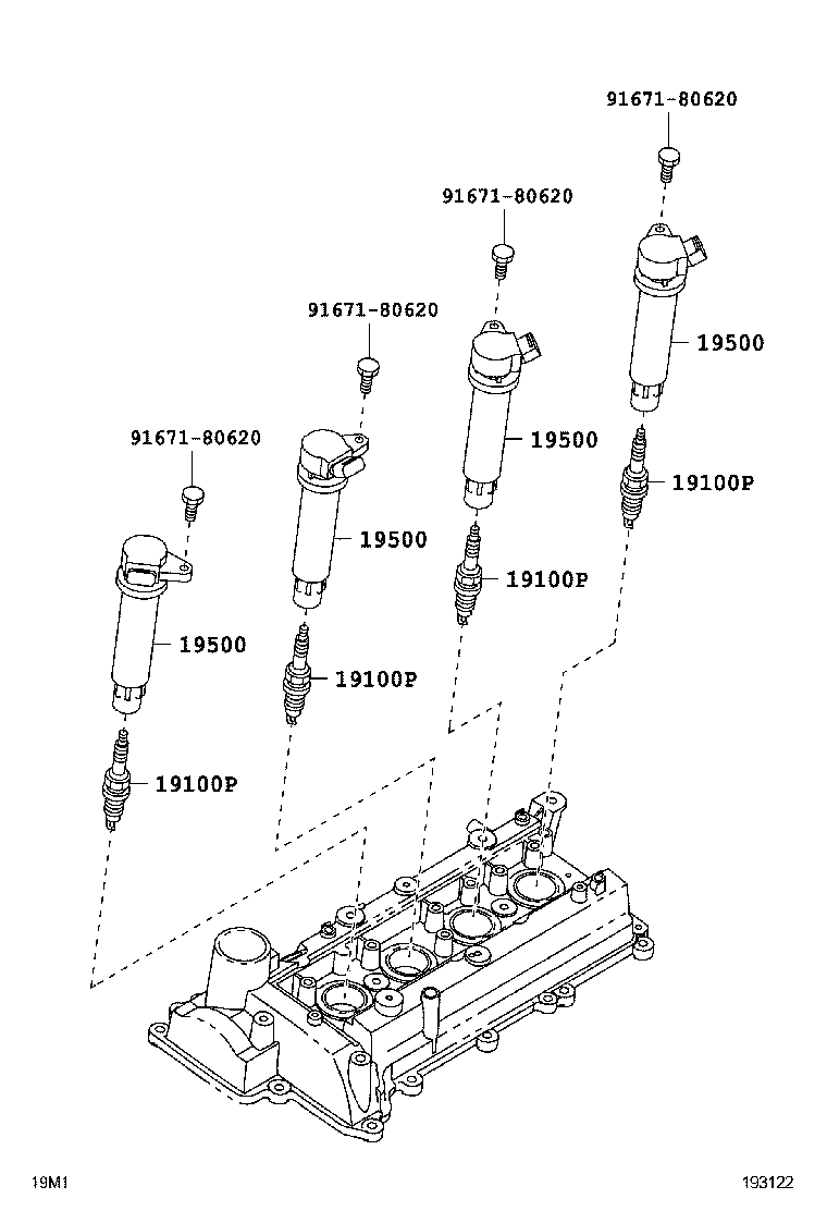  PASSO SETTE |  IGNITION COIL SPARK PLUG