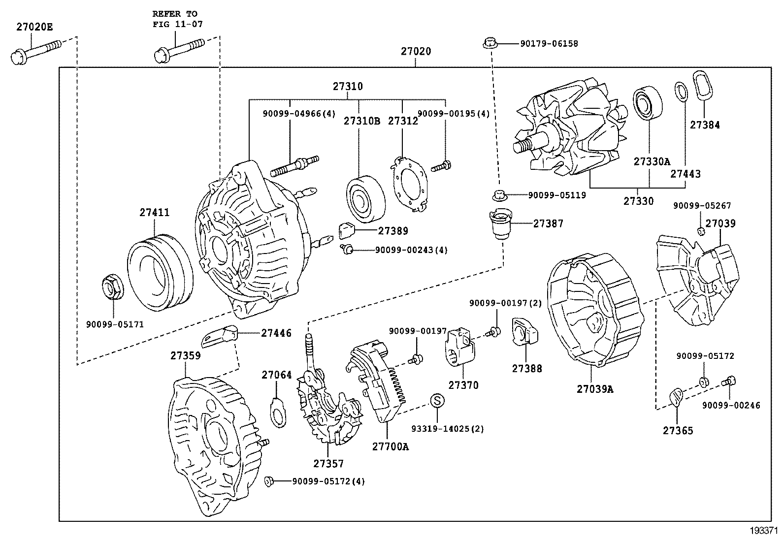  DYNA TOYOACE |  ALTERNATOR