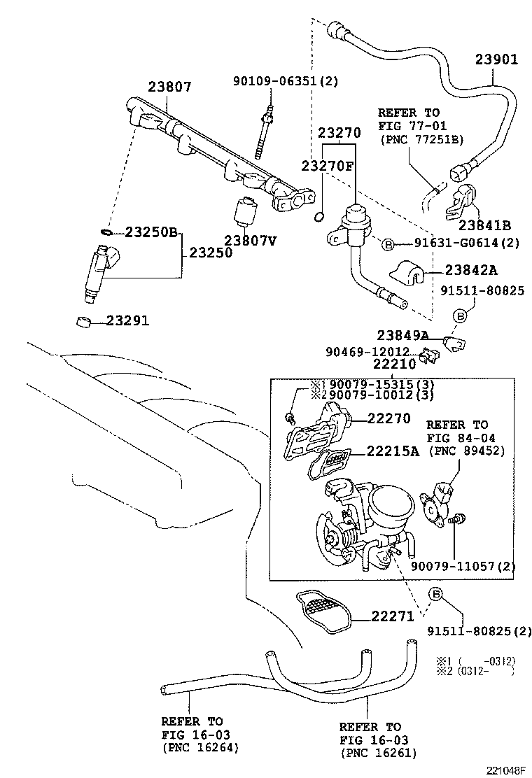  KLUGER L V |  FUEL INJECTION SYSTEM