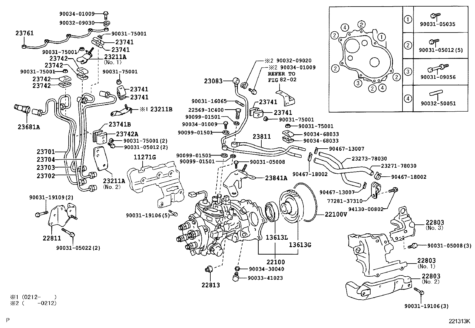  DYNA TOYOACE |  INJECTION PUMP ASSEMBLY